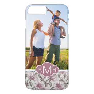 Case-Mate iPhone Case Fleurs roses faites sur commande de photo et de