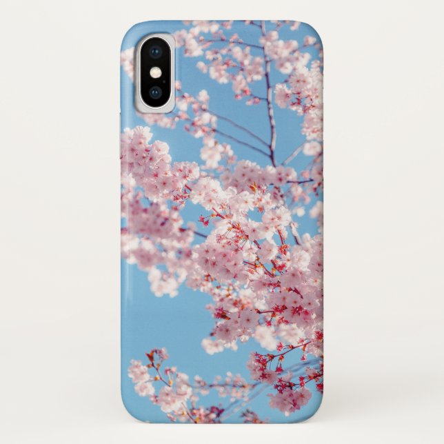 Coques Case-Mate iPhone Fleurs roses fleurs de cerisiers japonais (Dos)