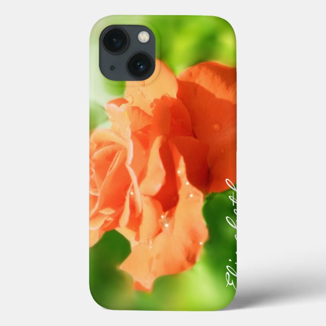 Coques Case-Mate iPhone Fleurs Roses romantiques #2 (Verso)