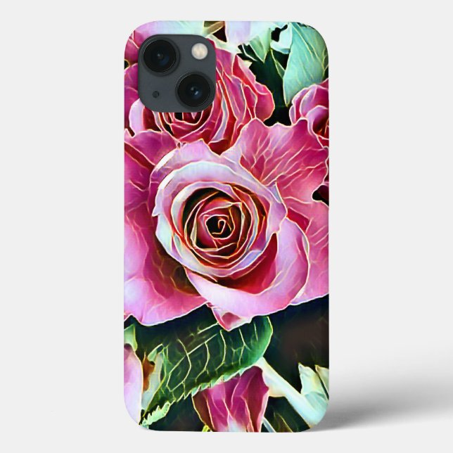 COQUES Case-Mate iPhone FLEURS ROSES ROSES ROSES ROSES (Verso)