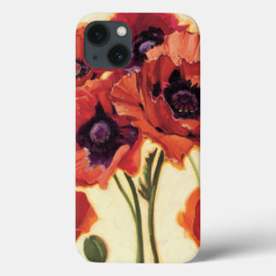 Etui iPhone 13 Fleurs rouges