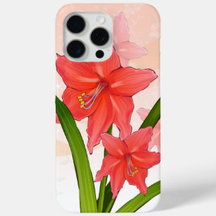 Coque Case-Mate iPhone Fleurs rouges Amaryllis