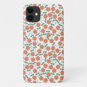 Case-Mate iPhone Case Fleurs rouges florales Motif avec Arrière - plan b