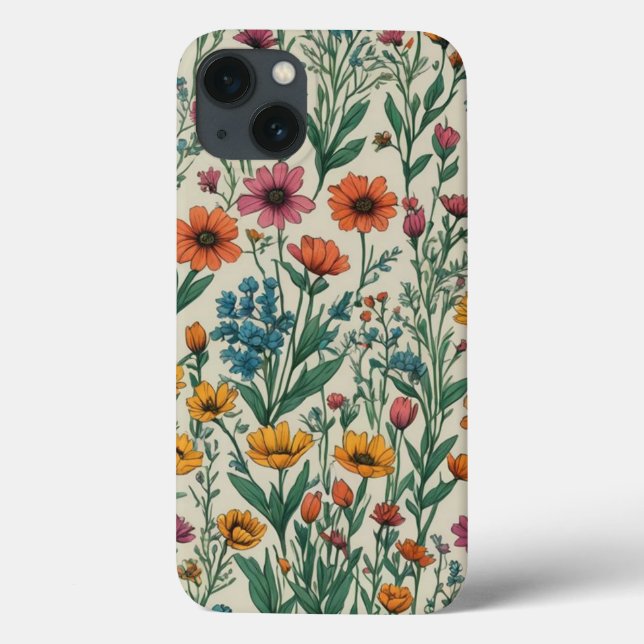 Coques Case-Mate iPhone Fleurs sauvages (Verso)