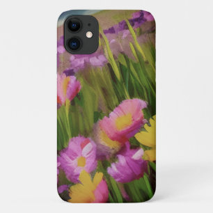 Case-Mate iPhone Case Fleurs sauvages D'Aquarelle De Beaux Arts À Dusk