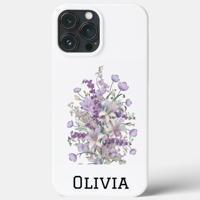 Coques Case-Mate iPhone Fleurs sauvages modernes élégantes mignonnes et si (Verso)