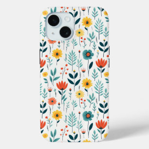 Coque Case-Mate iPhone Fleurs sauvages Motif coloré