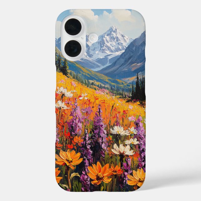 Coques Case-Mate iPhone Fleurs sauvages pittoresques et beaux-arts de la m (Verso)