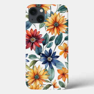 Case-Mate iPhone Case Fleurs sauvages printaniers colorés Joli motif flo