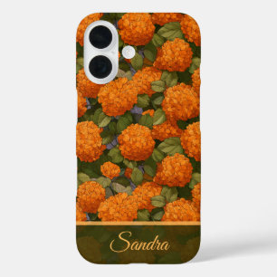 Coque Pour iPhone 16 Fleurs sur mesure d'hydrangeas pour une fête d'ann
