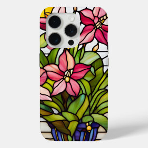 Coque Case-Mate iPhone Fleurs sur verre tendu