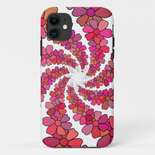 Case-Mate iPhone Case Fleurs tourbillonnantes psychédéliques florales ré
