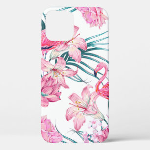 Case-Mate iPhone Case Fleurs tropicales colorées et oiseaux à patte tr