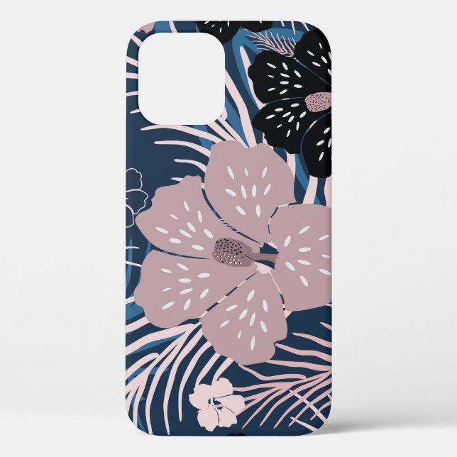Coques Case-Mate iPhone Fleurs tropicales Palm Texture Feuille (Verso)