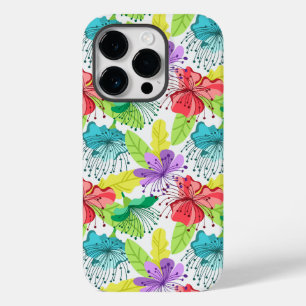 Coque Case-Mate iPhone Fleurs tropicales sans couture motif