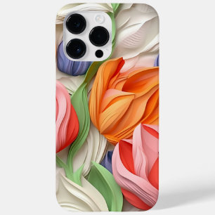 COQUE Case-Mate iPhone FLEURS TULIP 3-D COLORÉES