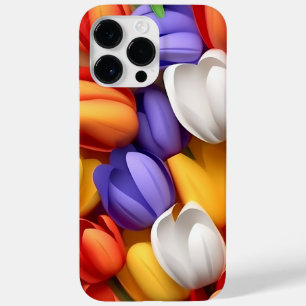 COQUE Case-Mate iPhone FLEURS TULIP 3-D COLORÉES