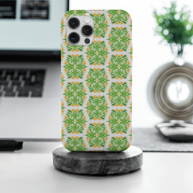 Coques Case-Mate iPhone Fleurs Vertes, Motif De Fleurs, Modèle Floral (Créateur téléchargé)