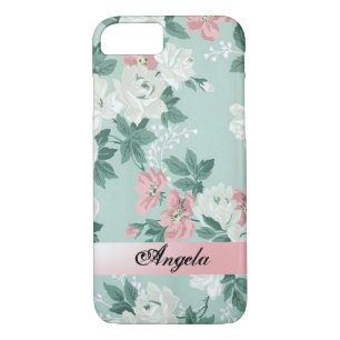 Coques Pour iPhone Fleurs vintage Chic Shabby Personnalisées