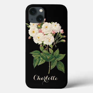 iPhone 13 Coque Fleurs Vintage Floral Blush Noisette Rose Redoute