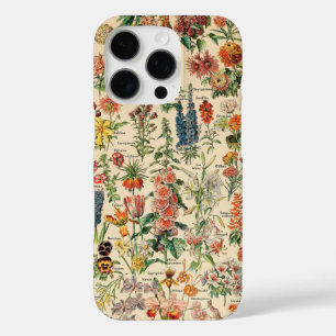 Coque iPhone 16 Pro Fleurs vintages