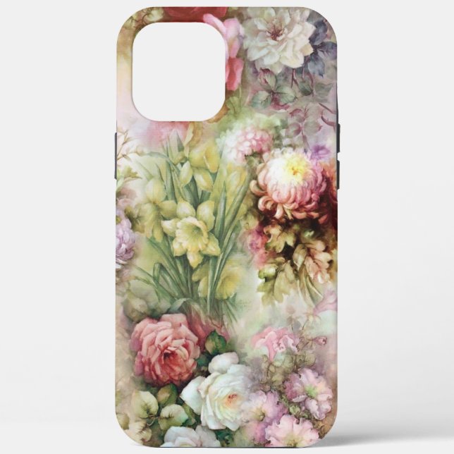 Coques Case-Mate iPhone Fleurs vintages (Verso)