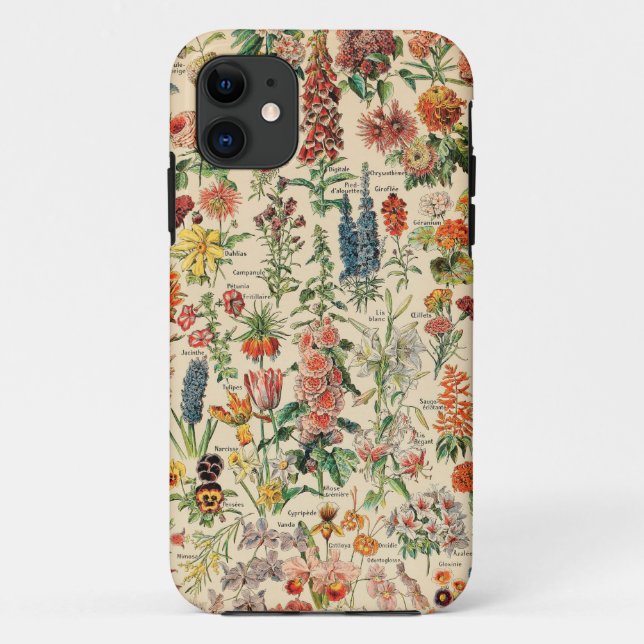 Coques Case-Mate iPhone Fleurs Vintages (Dos)