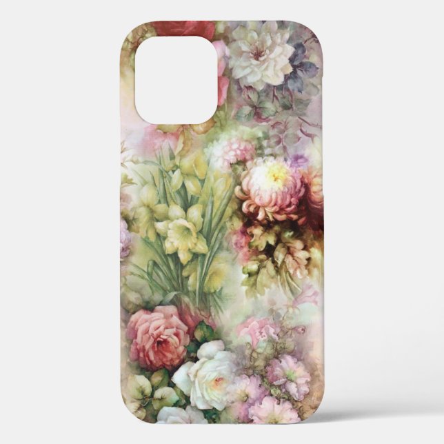 Coques Case-Mate iPhone Fleurs vintages (Verso)
