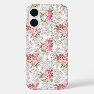 Coque Pour iPhone 16 Fleurs vintages