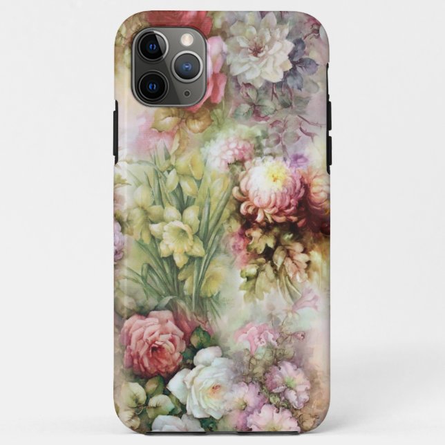 Coques Case-Mate iPhone Fleurs vintages (Dos)
