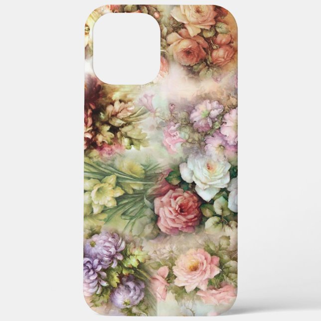 Coques Case-Mate iPhone Fleurs vintages (Verso)