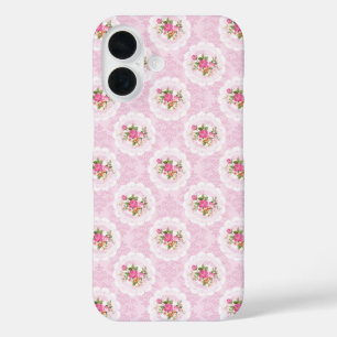 Coque Pour iPhone 16 Fleurs vintages