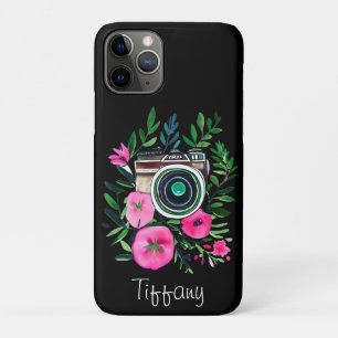 Case-Mate iPhone Case Fleurs vintages et caméra rétro personnalisée