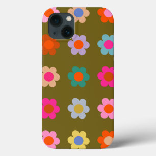 Case-Mate iPhone Case Fleurs vintages florales Abstraites rétro