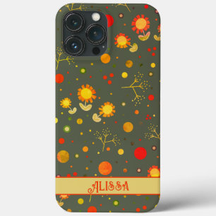 Case-Mate iPhone Case Fleurs vintages Retro Fun Points Personnalisés Mod