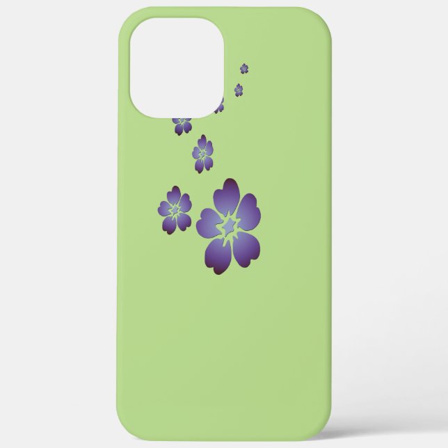Coques Case-Mate iPhone Fleurs violettes (Verso)