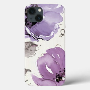 Coque Case-Mate iPhone Fleurs violettes