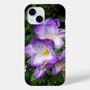 Coque Case-Mate iPhone Fleurs violettes Freesia