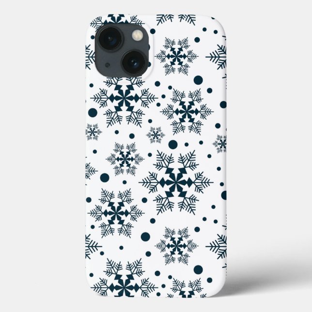 Coques Case-Mate iPhone Flocon de neige (Verso)