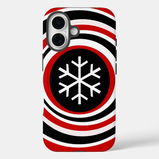 Coques Case-Mate iPhone Flocon de neige (Verso)