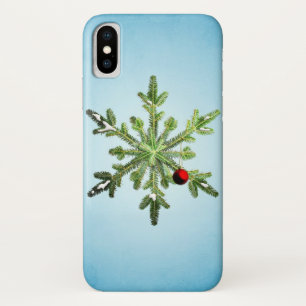 Coque Case-Mate iPhone Flocon de neige à pin de Noël
