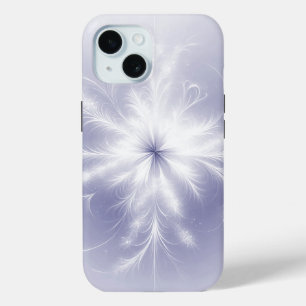 Coque Case-Mate iPhone Flocon De Neige Fractale Sur Violet