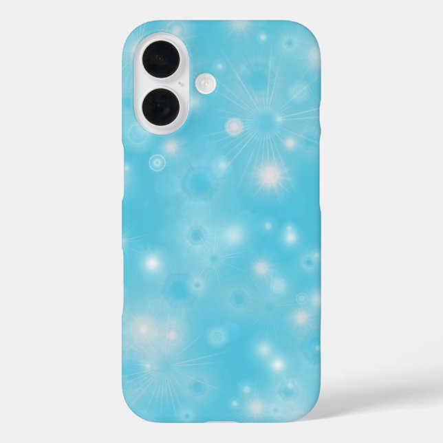 Coques Case-Mate iPhone Flocons de neige simples blancs lumineux sur fond  (Verso)
