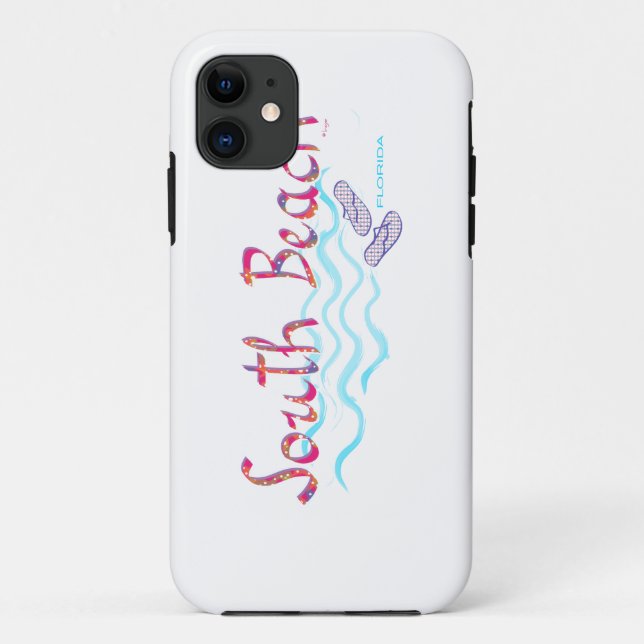 Coques Case-Mate iPhone Flops de South Beach Miami (Dos)