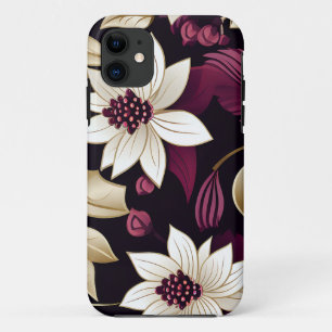 Case-Mate iPhone Case Floral Art Déco En Bourgogne