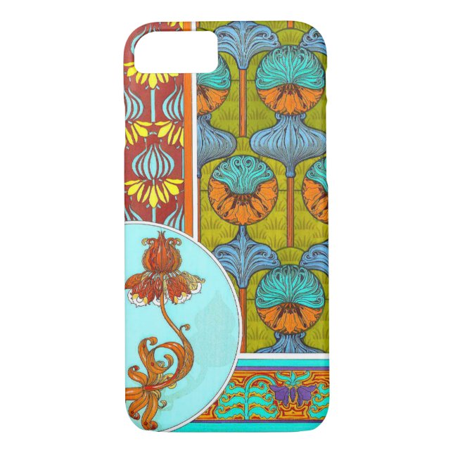 Coques Case-Mate iPhone Floral Art nouveau (Dos)
