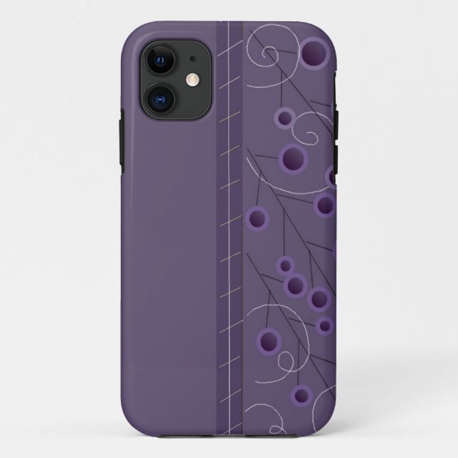Coques Case-Mate iPhone Floral Bliss pourpre (Dos)