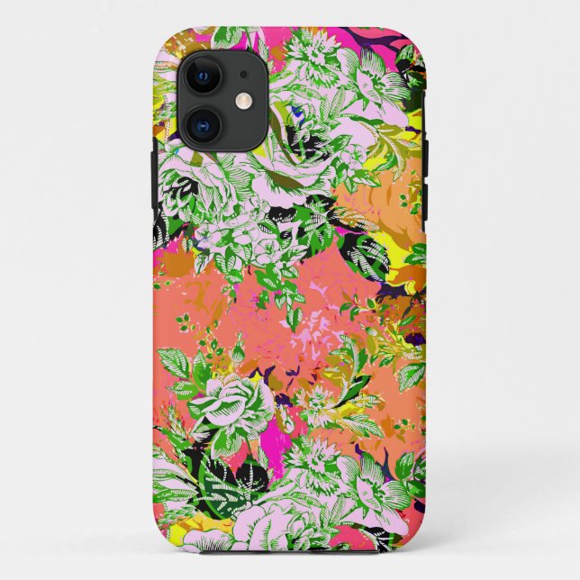Coques Case-Mate iPhone Floral botanique vintage (Dos)