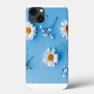 Case-Mate iPhone Case Floral Daisy Motif - Bleu clair