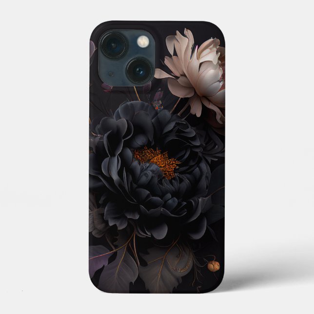 Coques Case-Mate iPhone Floral de minuit (Verso)